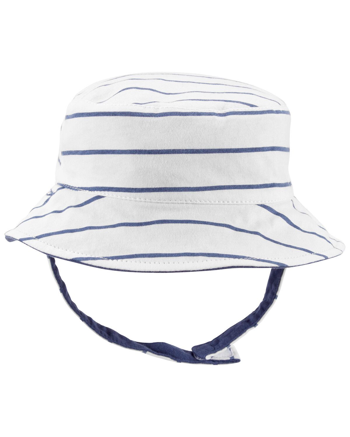 White/Blue Baby Reversible Bucket Hat | carters.com | Carter's