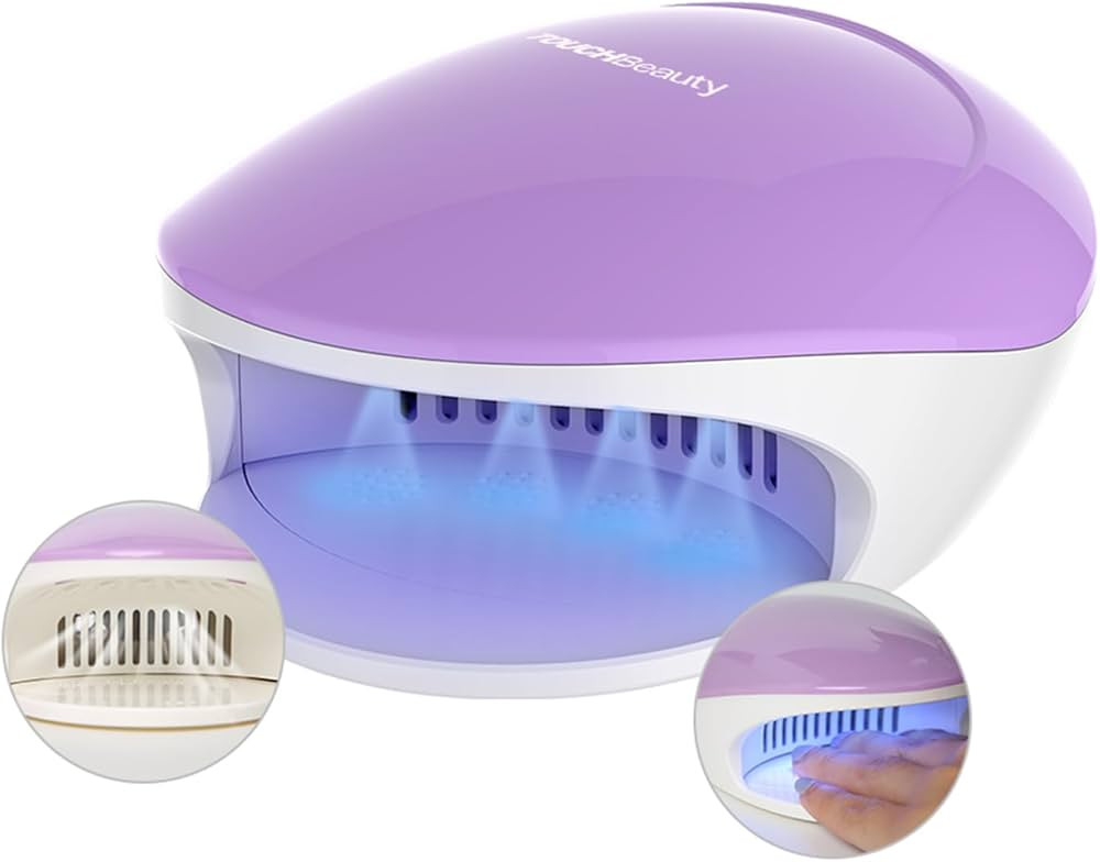 TOUCHBeauty Mini Nail Dryer for Regular Polish: 2 in 1 Nail Dryer with Fan and UV Light - Portabl... | Amazon (US)