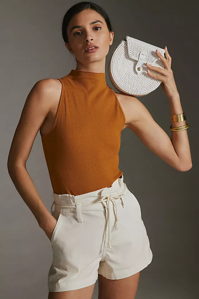 Maeve Mock Neck Tank | Anthropologie (US)