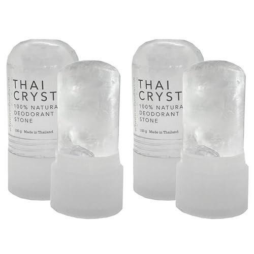 Thai Crystal Deodorant by Verve CULTURE, Alum Stone Crystal Deodorant Roll On, Crystal Mineral Deodorant Stick, All Natural Deodorant for Women and Men, Set of 2 | Amazon (US)