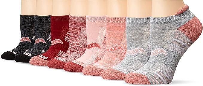 Saucony Women's Performance Heel Tab Athletic Socks (8 & 16 Pairs) | Amazon (US)