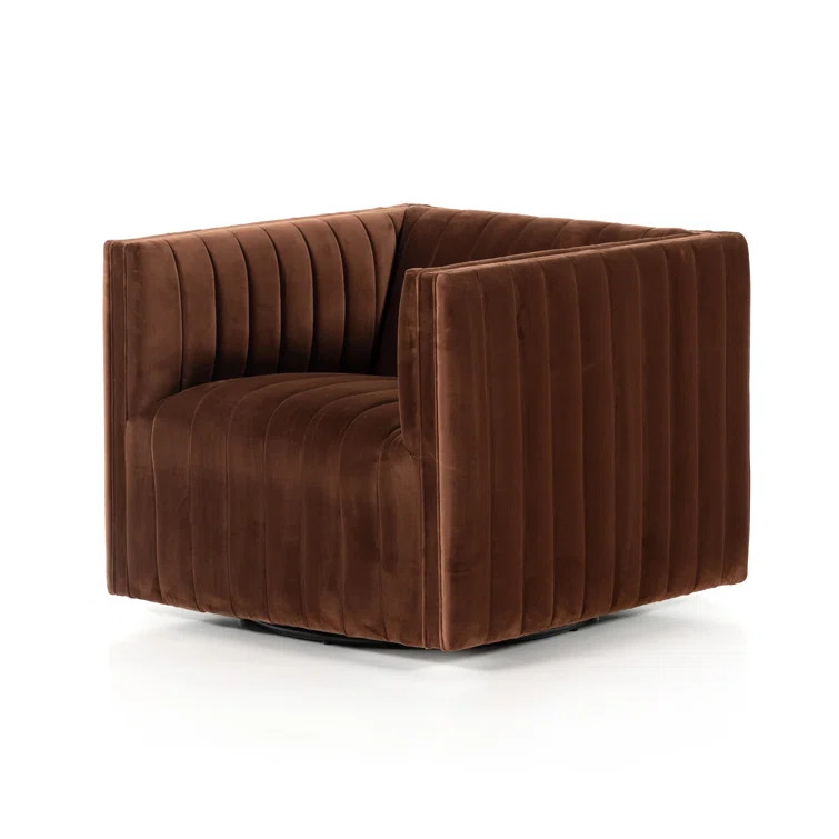 Brandt Upholstered Swivel Armchair | Wayfair North America
