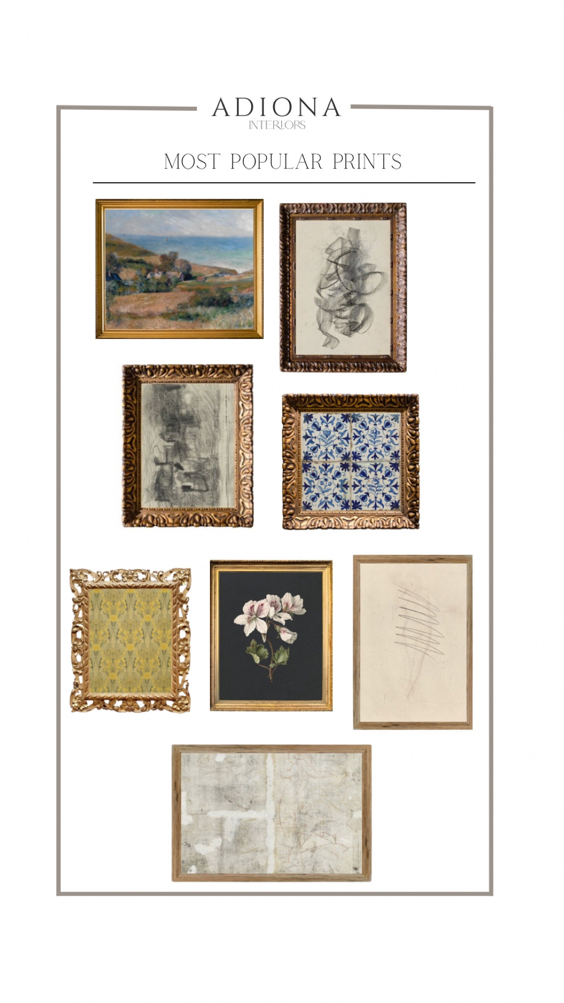 Most popular prints 

Digital art prints, vintage art, abstract art, landscape art, textile art, botanical art

#LTKSeasonal #LTKSaleAlert #LTKHome