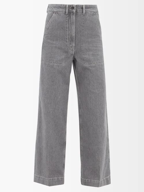 Lemaire - High-rise Wide-leg Jeans - Womens - Denim | Matches (US)