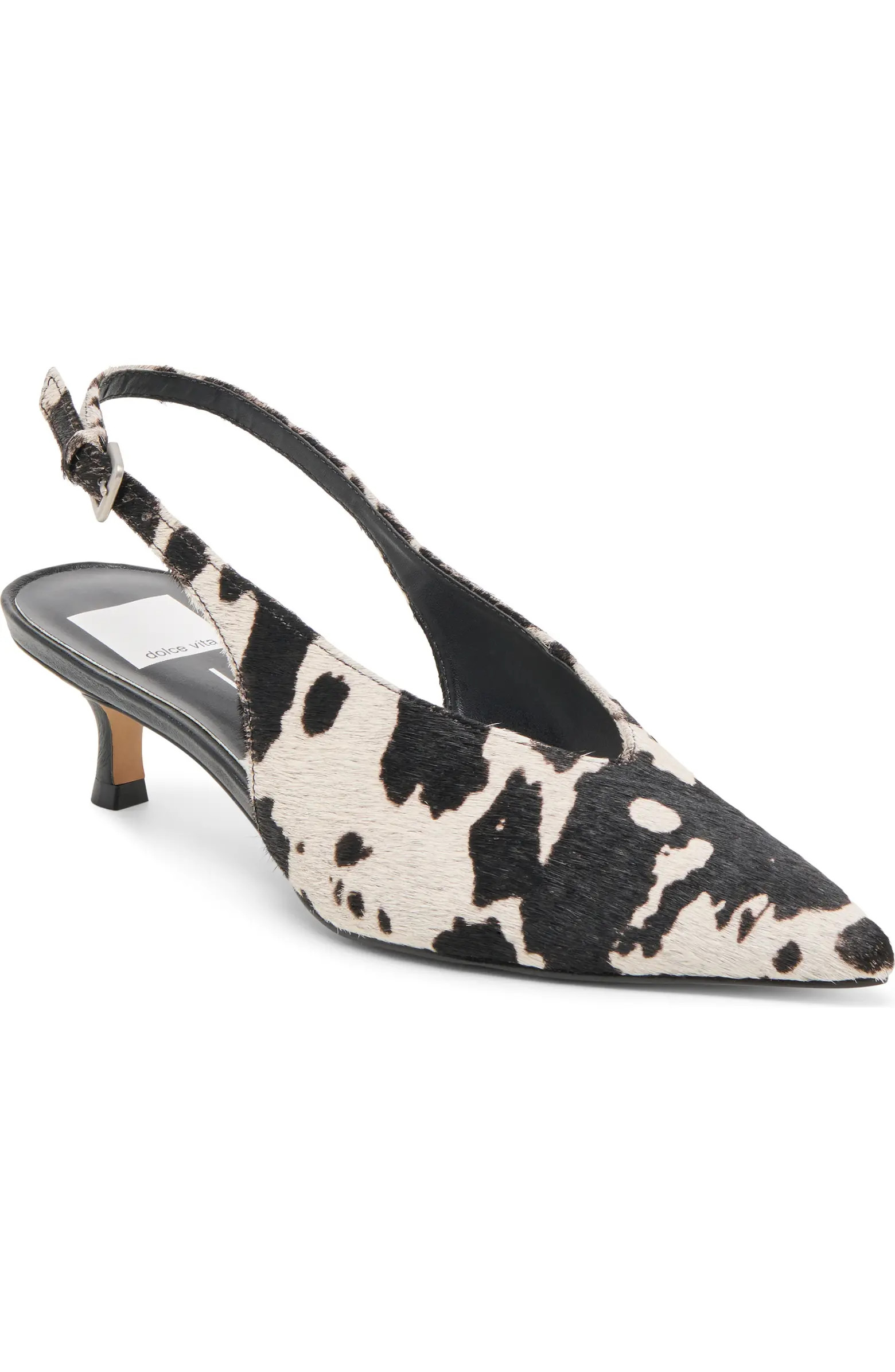 Alenna Slingback Pointed Toe Kitten Heel Pump (Women) | Nordstrom