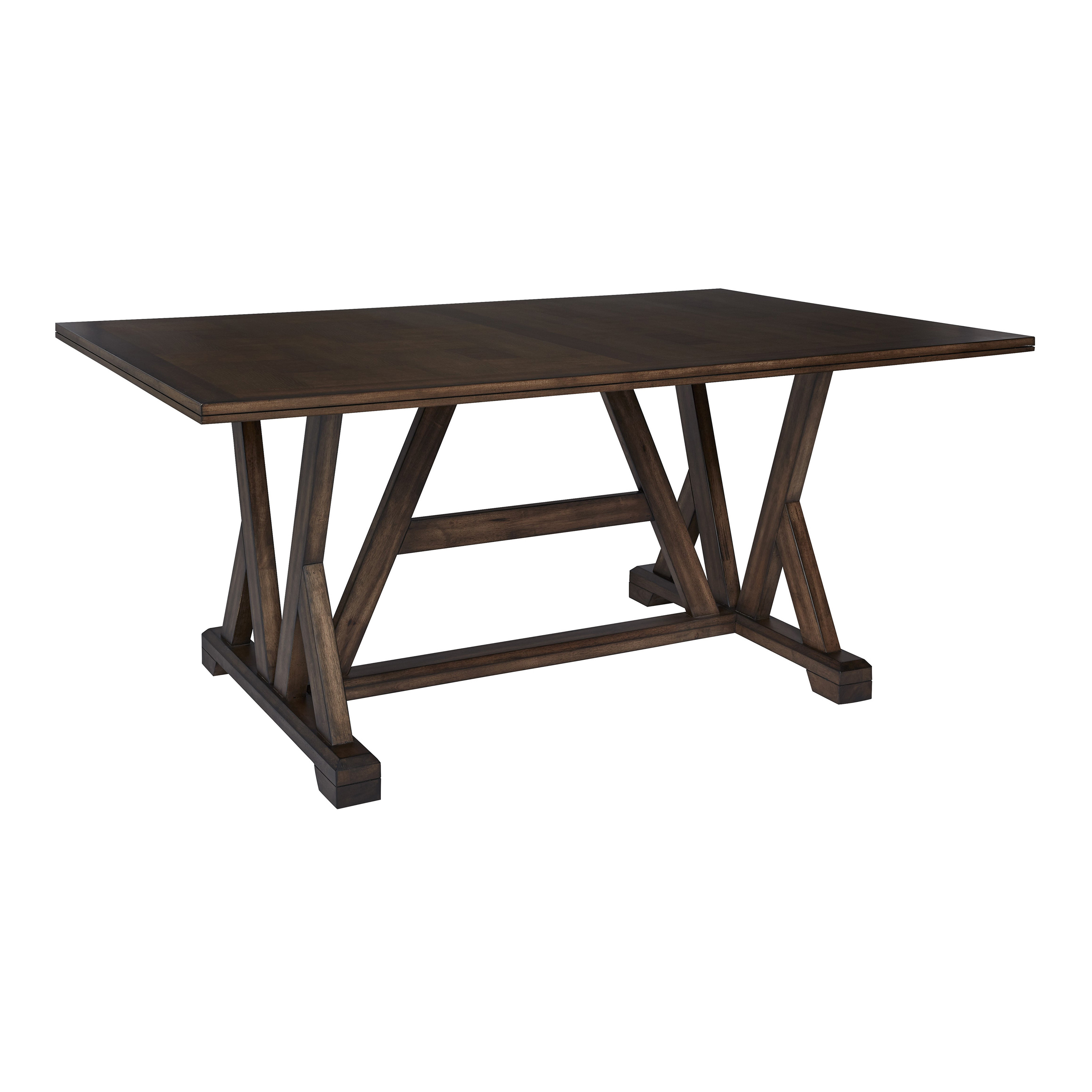 Sloane Walnut A Frame Trestle Dining Table | World Market