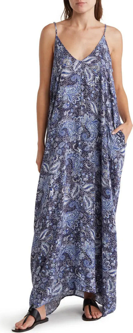 Printed Gauze Maxi Dress | Nordstrom Rack
