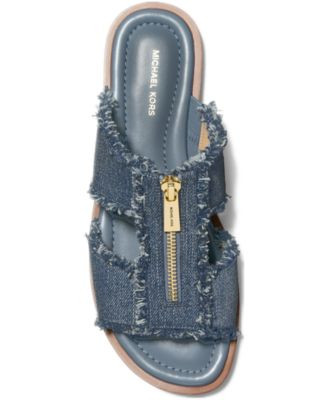 MICHAEL Michael Kors Women's Berkley Slip-On Flat Sandals - Macy's | Macy's