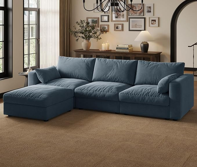 Cloud Modular Sectional Sofa Couch with Storage, 99" Oversized Sectional Couches for Living Room,... | Amazon (US)