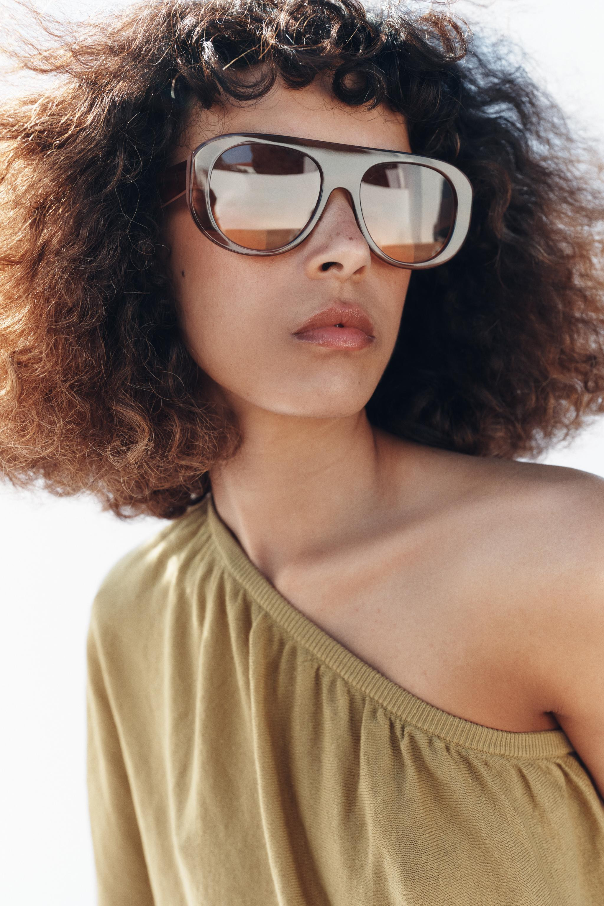 ASYMMETRIC KNIT TOP | Zara US