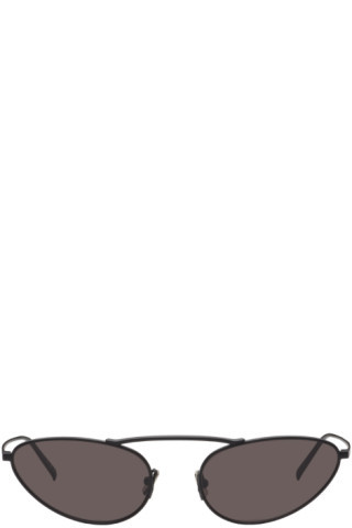 Black SL 538 Sunglasses | SSENSE