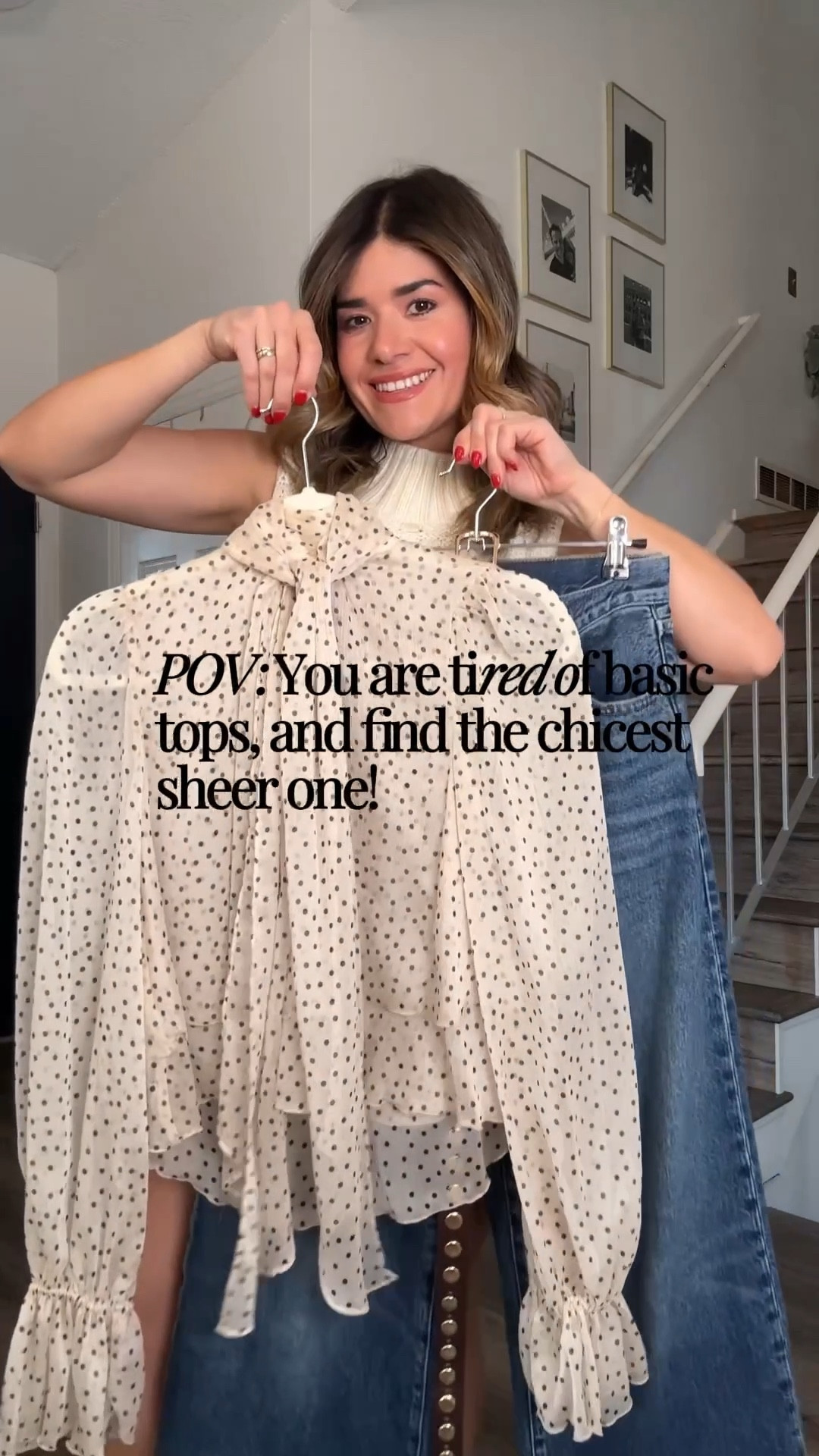 This polka dot top is so chic!! Take 30% off right now with code MNG30
Top size xs
Jeans size 25

#LTKootd #LTKSeasonal #LTKSaleAlert