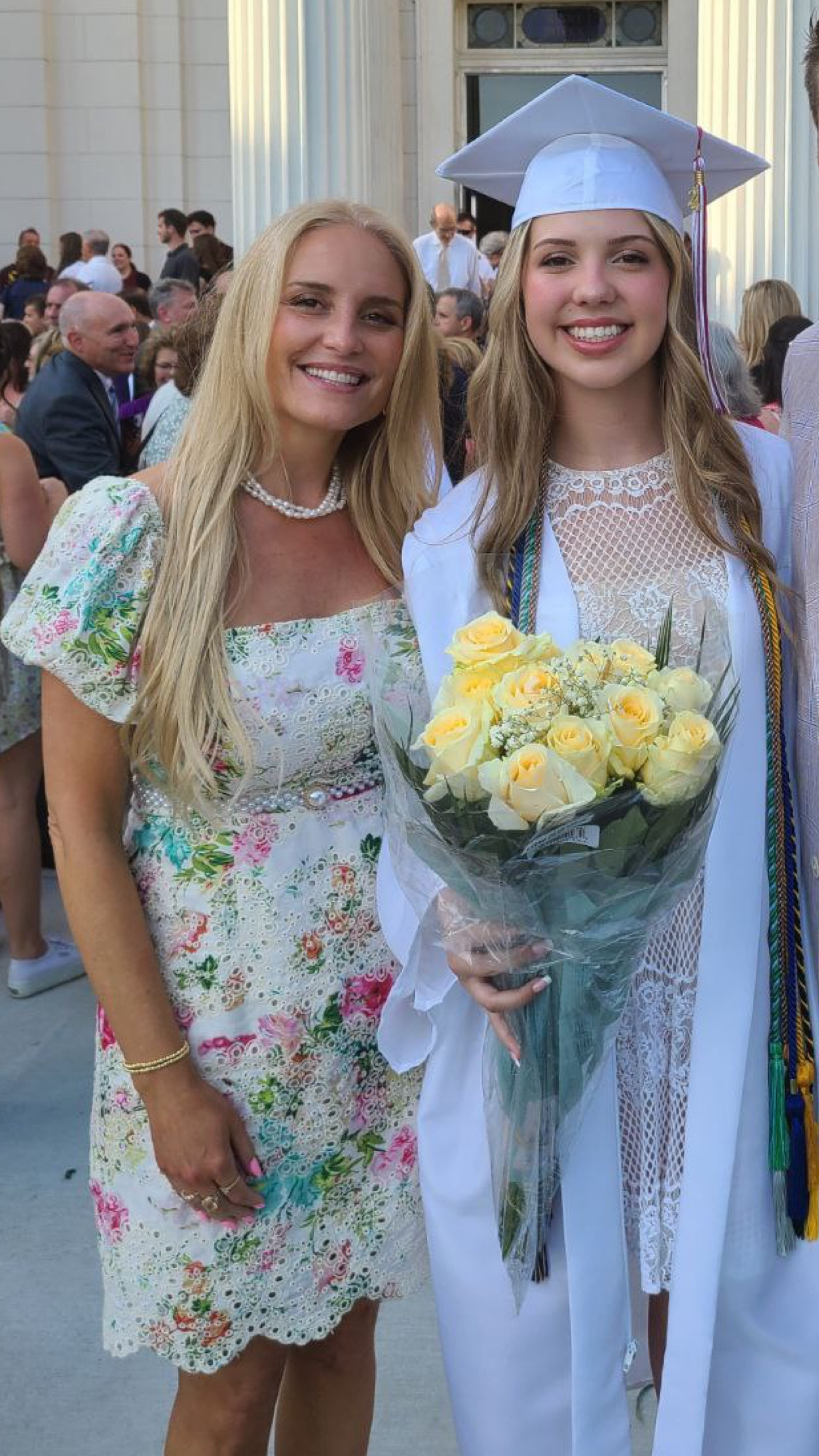 The dress I wore for my daughters graduation! This beautiful lace floral midi dress is perfect for any summer special occasion, a garden party, dressy brunch, or daytime party. 

#LTKParties #LTKOver40 #LTKStyleTip