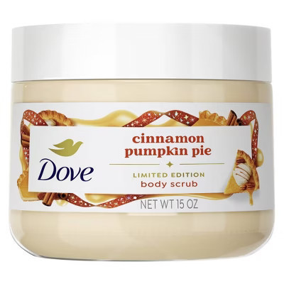 Dove Beauty Limited Edition Fall Holiday Treat Body Scrub - Cinnamon Pumpkin Pie - 15oz | Target