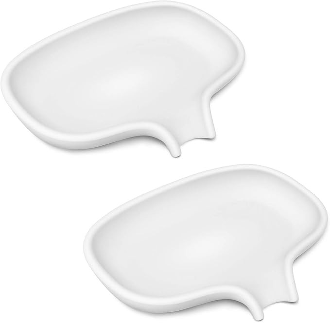 SUBEKYU Soap Dish with Draining Tray, Silicone Soap Holder Saver for Shower/Bathroom, Keep Soap B... | Amazon (US)