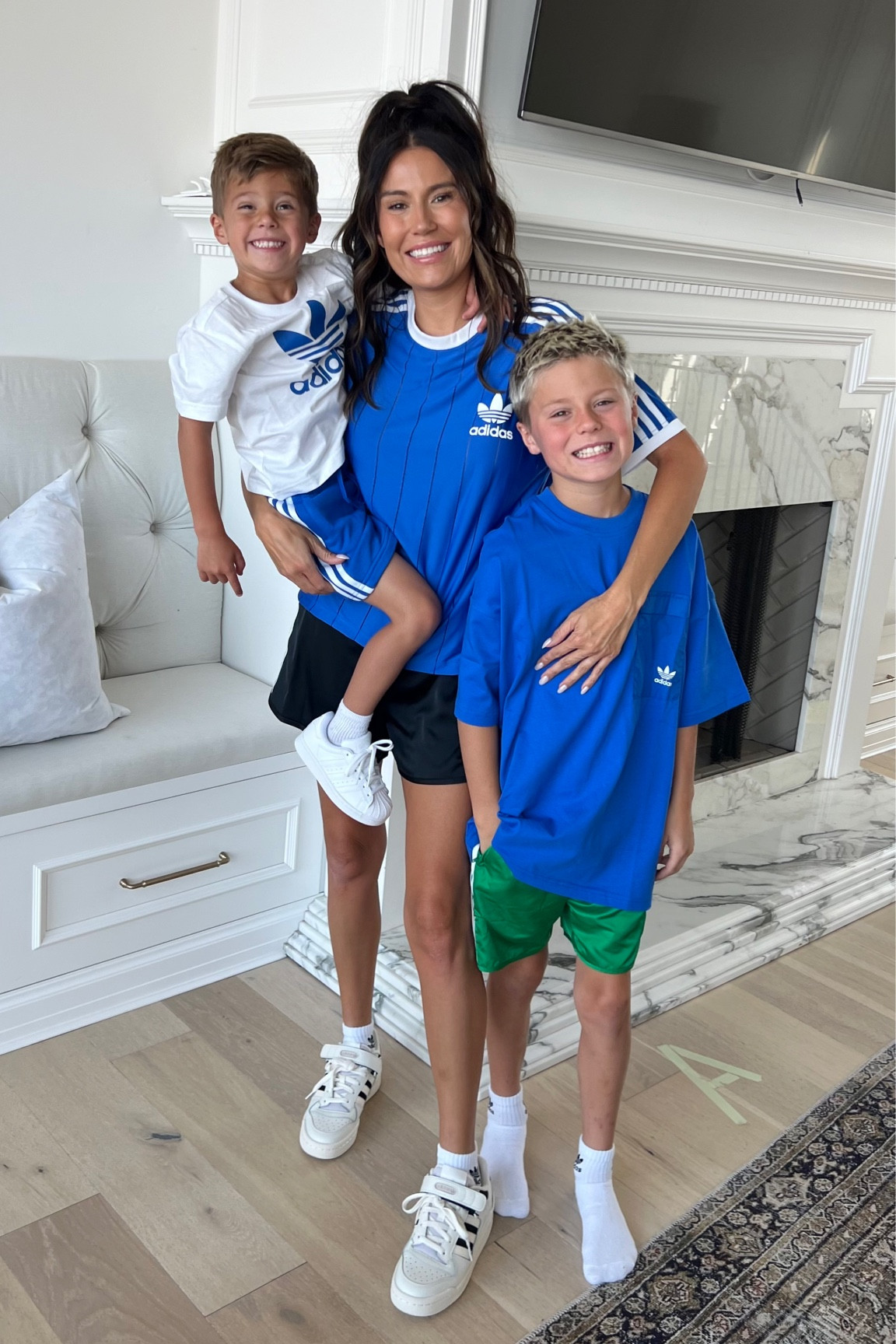 Adidas outfits for the family ✨ stocked up on Adidas clothes on sale for my boys back to school clothes & grabbed some for myself too 🫶🏼 most items on sale with code: SAVINGS 

Adidas kids, adidas sneakers, back to school kids clothes, adidas back to school, adidas jersey, kids adidas set, tween boy clothes, little boy clothes, back to school boy clothes, Christine Andrew 
@adidas #CreatedWithAdidas #AdidasPartner 

#LTKKids #LTKBacktoSchool #LTKFamily