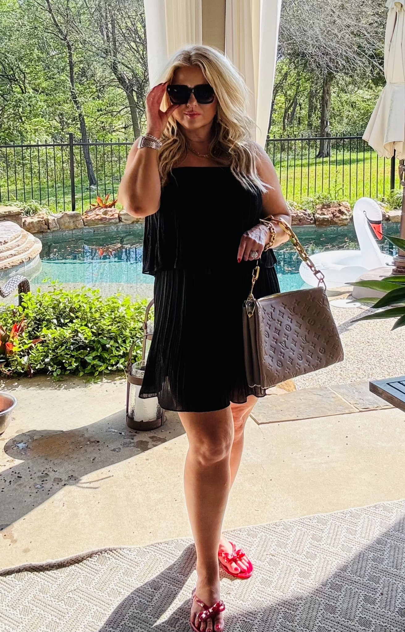 Amazon romper  that looks like a dress! It’s so comfortable to wear and feels so secure since it is a romper and the wind cannot blow up the flowy material! Win win! 

#LTKBeauty #LTKOver40 #LTKootd