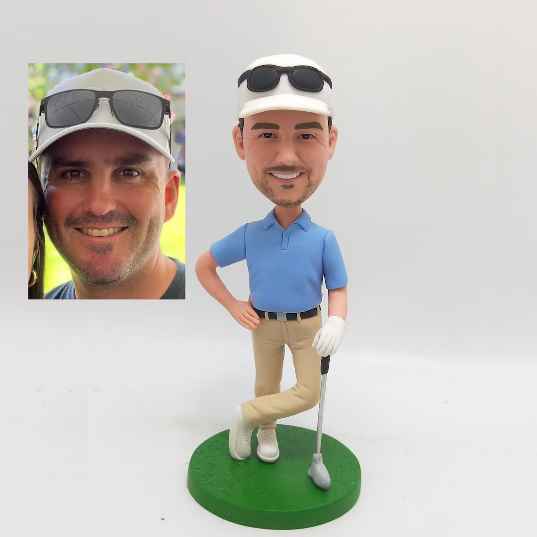 Custom Golf Bobbleheads, Dad Golf Golf Bobblehead, Golf Gifts for Him, Custom Boss Gifts for Golf... | Etsy (US)