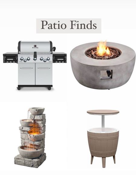 Patio essentials, patio decor, gas grill, fire pit, outdoor entertaining 

#LTKfamily #LTKSeasonal #LTKhome