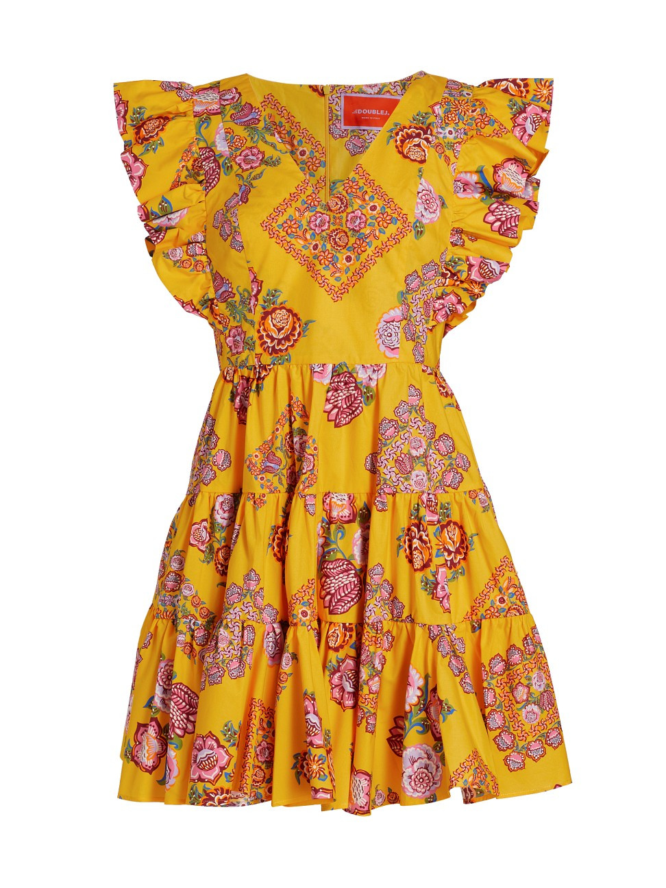 Women's Honeybun Printed Minidress - Cowgirl Giallo - Size Large | Saks Fifth Avenue