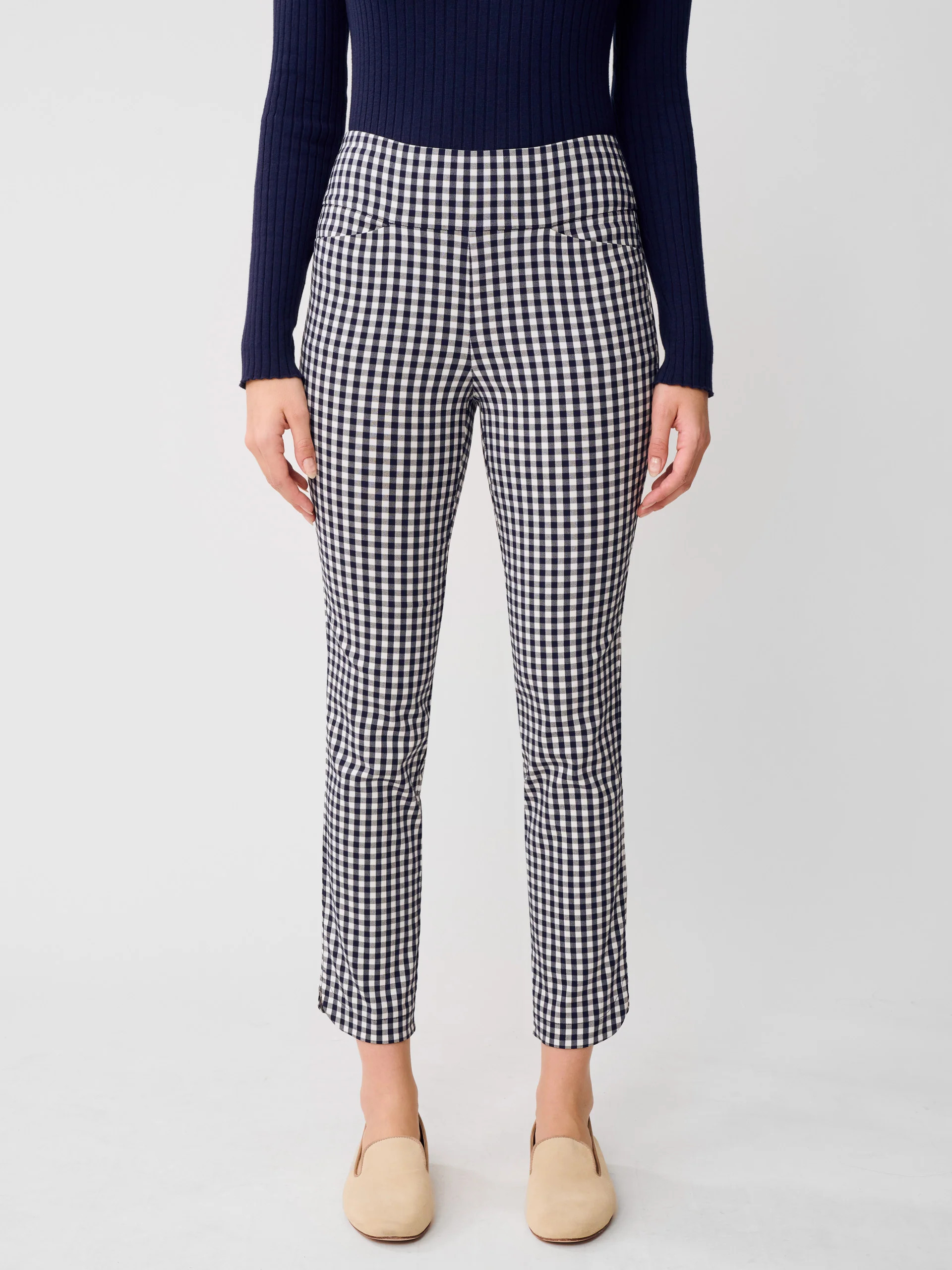 Romilly Pants in Gingham | J.McLaughlin