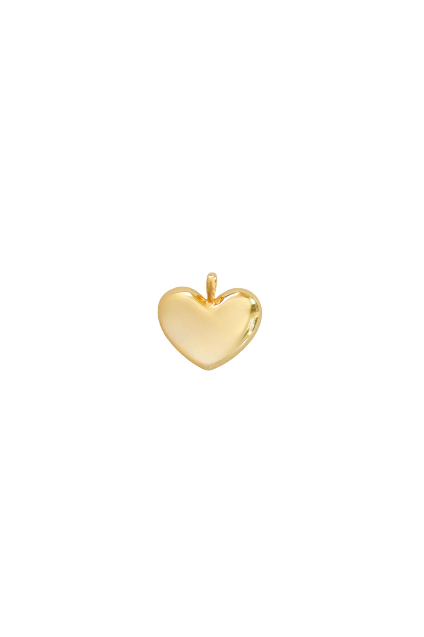 Golden Heart Charm | Nicola Bathie Designs