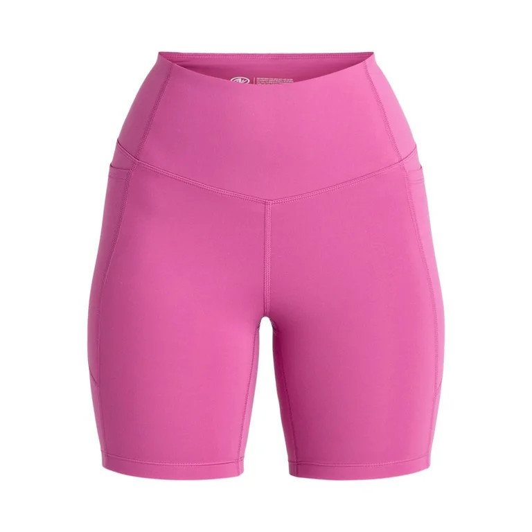 Athletic Works Women's and Women's Plus High Rise Bike Shorts, Size XS-4X | Walmart (US)