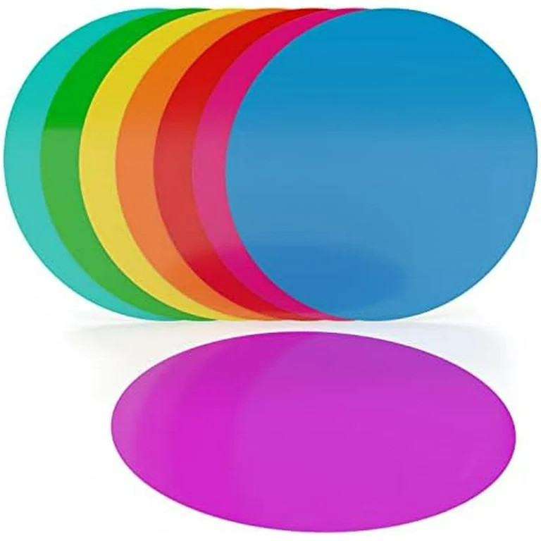 8 Pack Dry Erase Dots 11 inch Colorful Dry Erase Circles for Tables Whiteboard Wall Removable Vin... | Walmart (US)