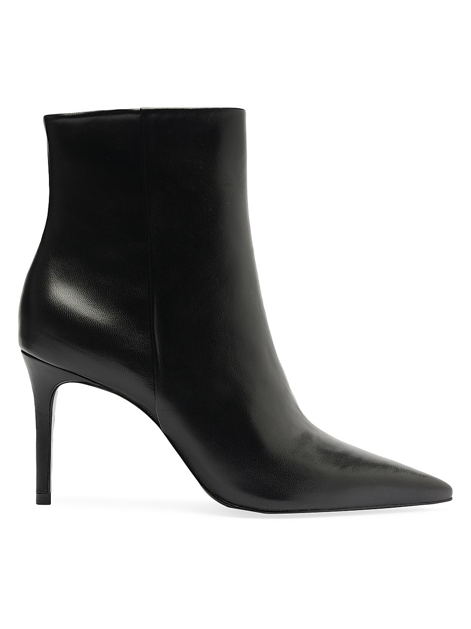 Women's Mikki 85MM Leather Stiletto Booties - Black - Size 8.5 | Saks Fifth Avenue