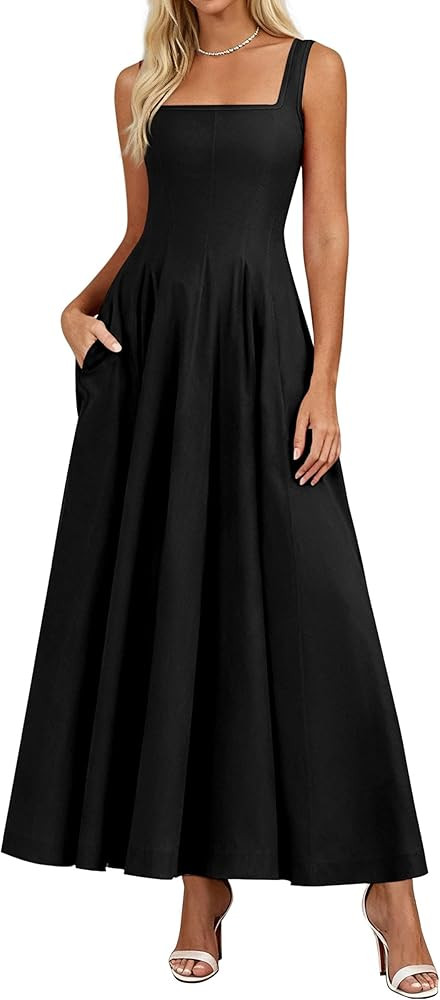 PRETTYGARDEN Cocktail Dresses for Women Formal 2026 Summer Sleeveless A Line Long Flowy Spring We... | Amazon (US)