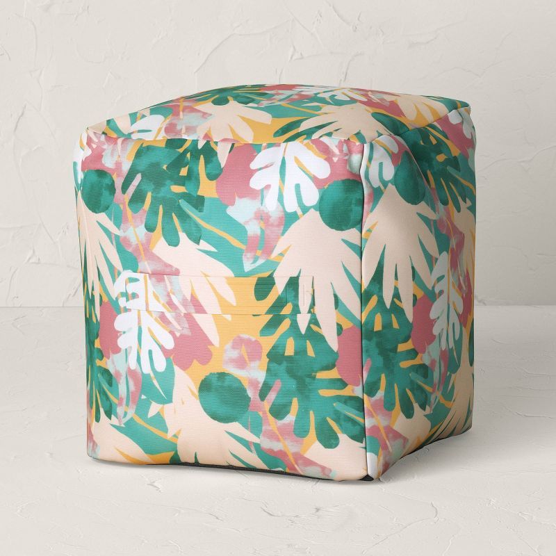 Floral Outdoor Pouf Marin - Opalhouse™ designed with Jungalow™ | Target