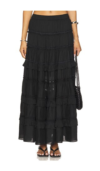 Talia Skirt in Black | Revolve Clothing (Global)