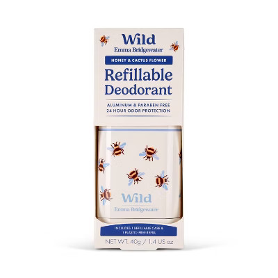 Wild Cosmetics Cream Deodorant Refill - Honey & Cactus Flower with Bee Case - Aluminum-Free 5.29o... | Target
