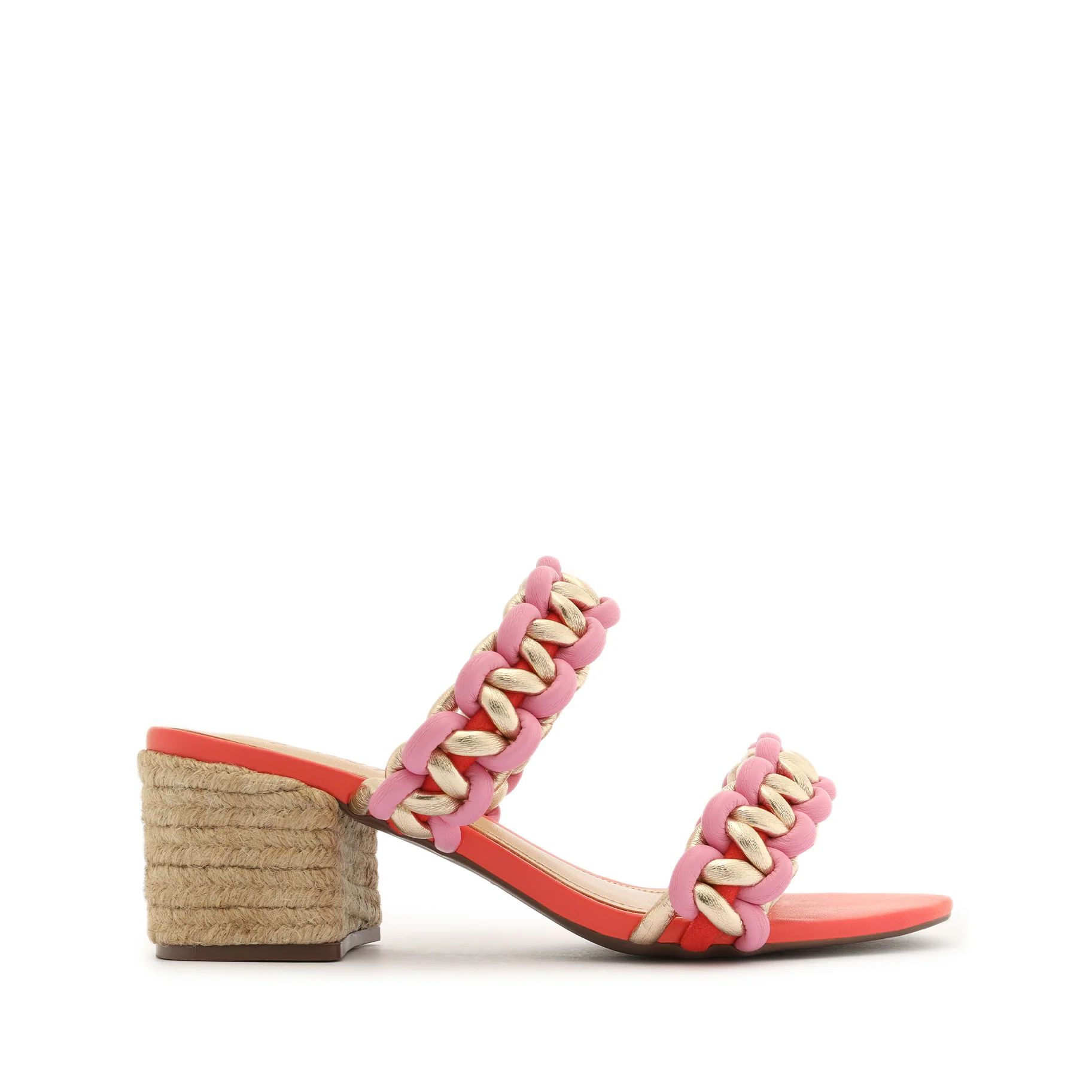 Juliet Mid Suede & Leather Sandal | Schutz Shoes (US)