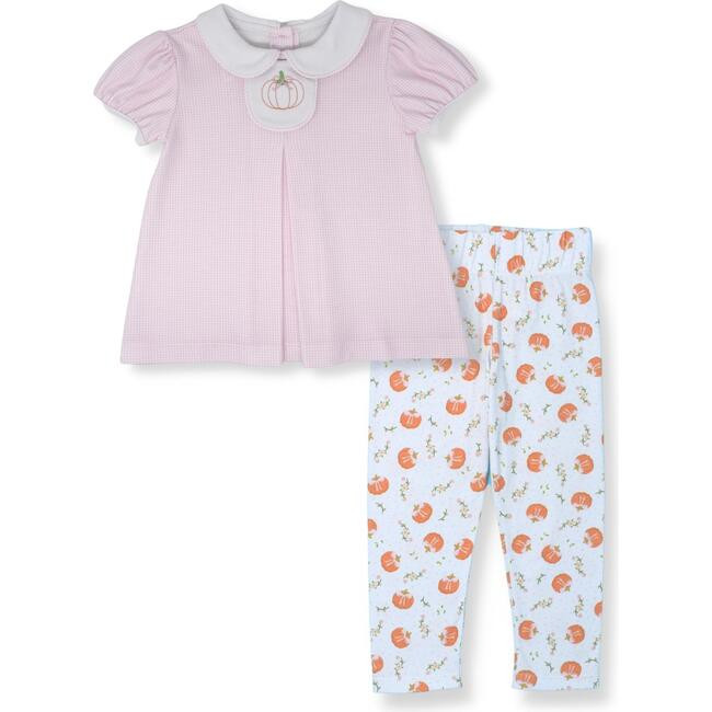 Lullaby Set | Timeless Tab Legging Set, (Pink Pumpkin, Size 6Y) | Maisonette | Maisonette