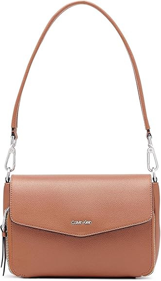 Calvin Klein womens Ava Novelty Demi Shoulder Bag | Amazon (US)