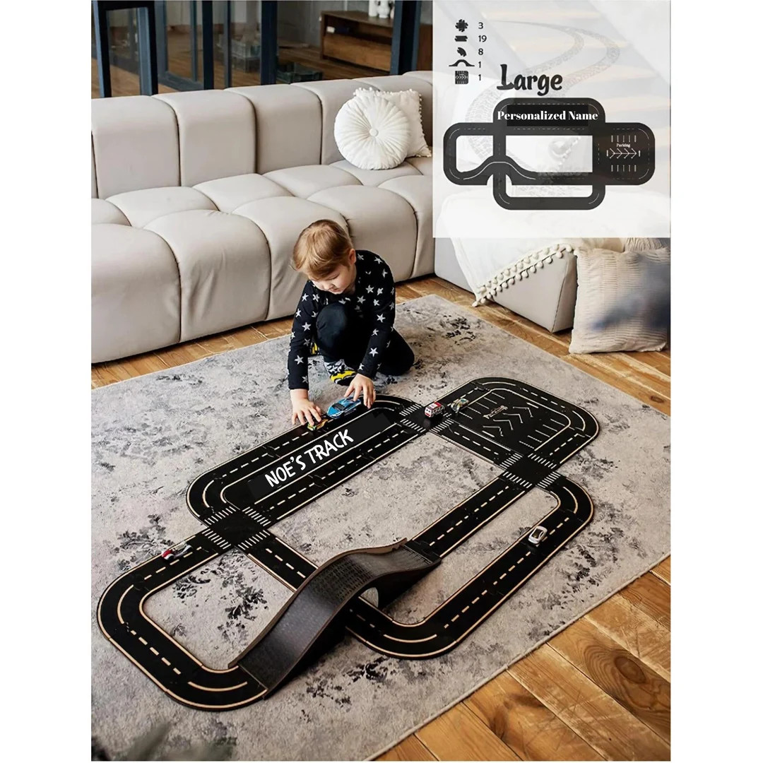 Personalized Wooden Car Track Set - Educational Learning Toy,wooden car toys,boys car toys,montes... | Etsy (CAD)