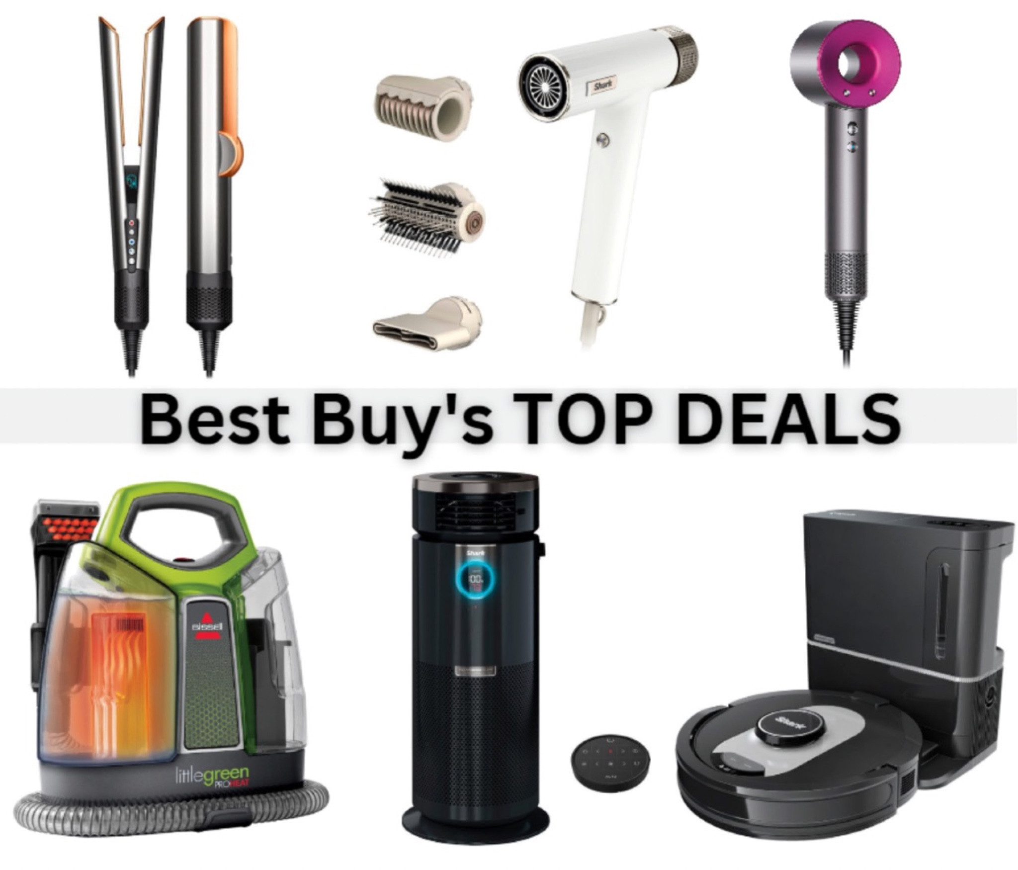 THE HOTTEST DEALS from Hair Care to floor care going on at Best Buy right now!!! TONS of DR0PS on Dyson, Shark, Bissell and more that you definitely don’t want to miss out on. There is no better time to start grabbing those gifts and crossing them off your list!! I know I have had my eye on this Bissell Little Green Proheat cleaner for a while now and it just might make the top of my Santa list this year!! (Life with kids…:)!) Be sure to check out these amazing Top Deals at Best Buy and let us know what you pick up!



#LTKhome #LTKsalealert #LTKHolidaySale