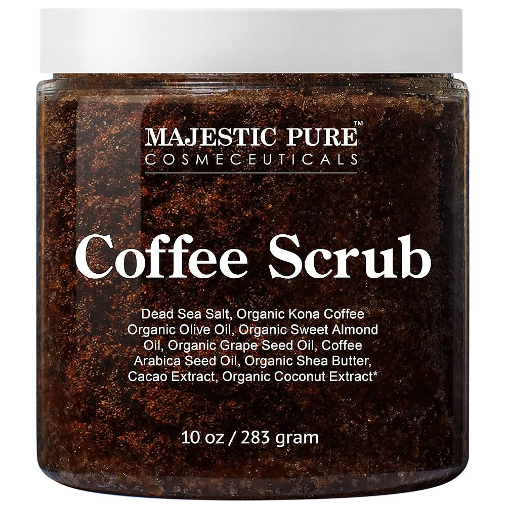 Majestic Pure Arabica Coffee Scrub - All Natural Body Scrub for Skin Care, Stretch Marks, Eczema,... | Amazon (CA)