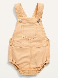 Pop-Color Jean Overall Bubble One-Piece for Baby | Old Navy (US)