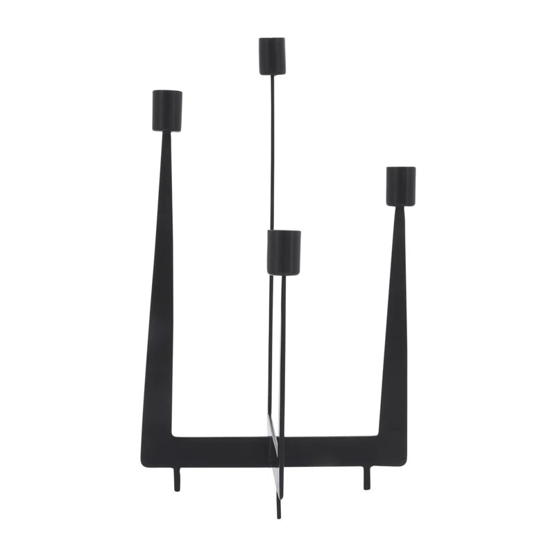 14" Metal Tabletop Candelabra | Wayfair Professional
