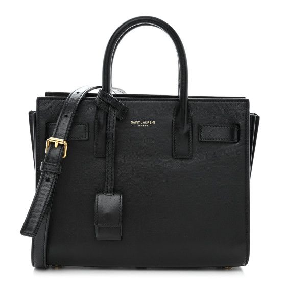 Calfskin Nano Sac De Jour Black | FASHIONPHILE (US)