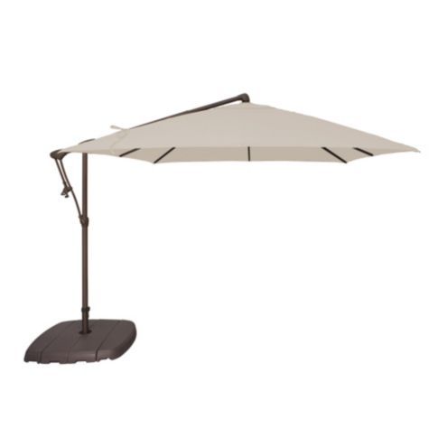 8.5' Square Cantilever Umbrella with Base | Ballard Designs, Inc.