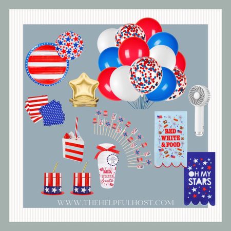 Last minute hosting? How about this adorable red, white and blue base for all of your weekend needs! 

#LTKunder50 #LTKfamily #LTKSeasonal