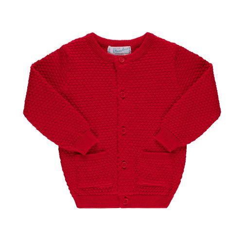 Red Holiday Popcorn Cardigan | Feltman Brothers