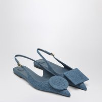 Jacquemus Ballerina Slingback Duelo -Platten in Denim | Balardi (US & Canada)