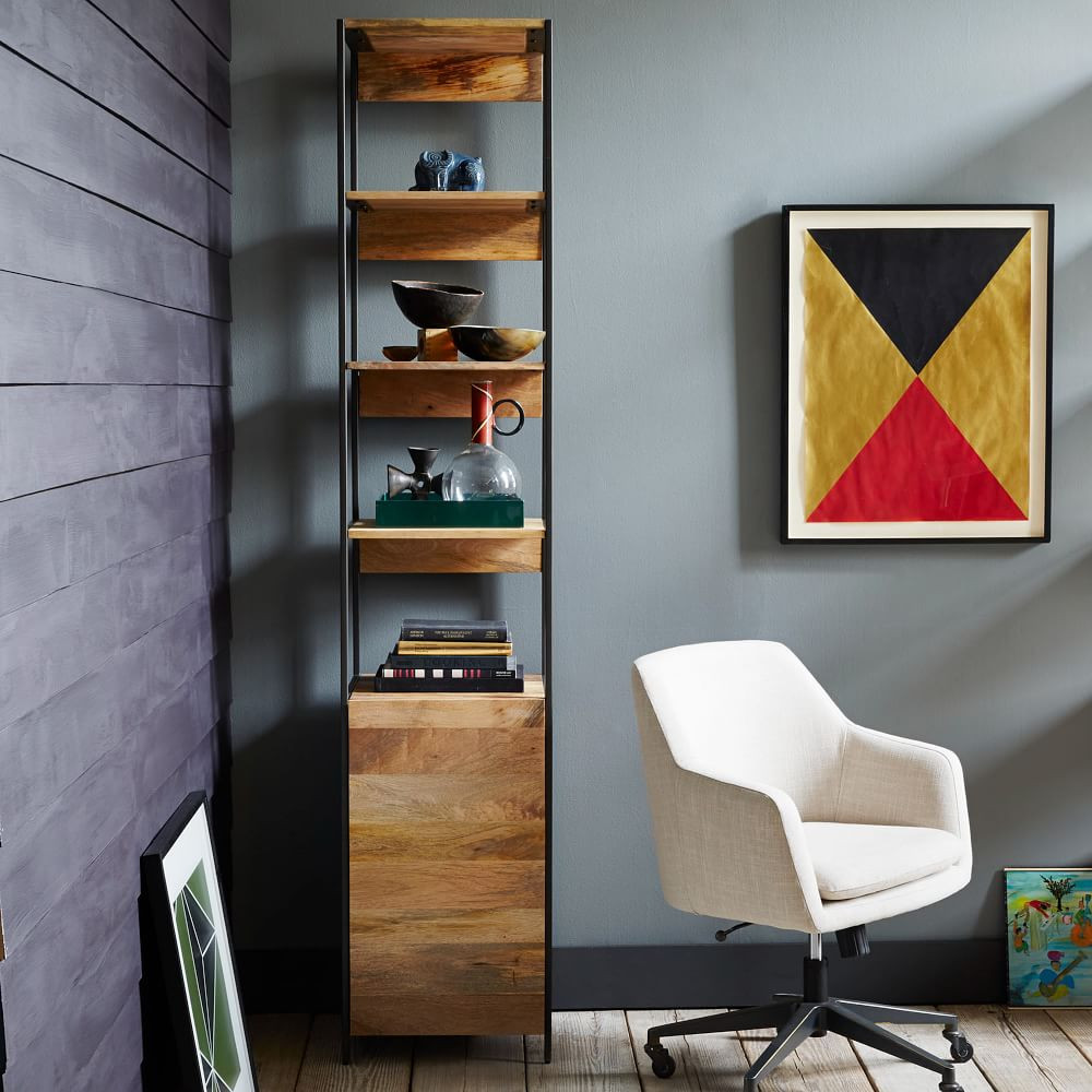 Industrial Modular Open &amp; Closed Storage (17") | West Elm (US)
