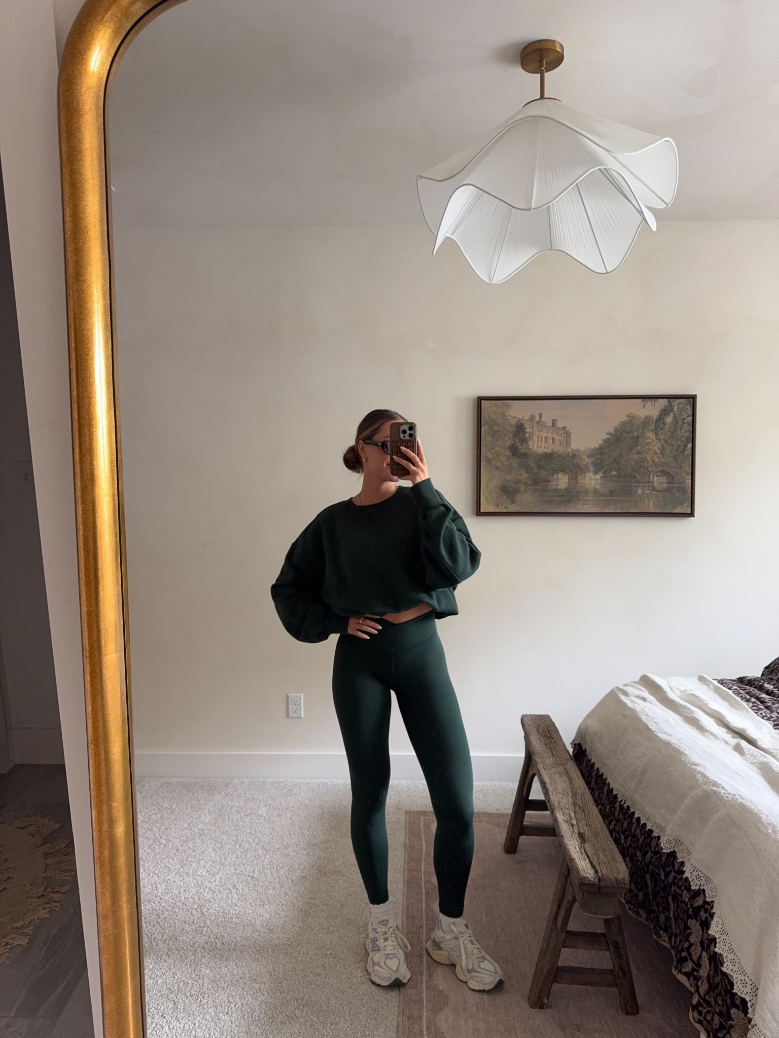 I’m in size m in the sweatshirt & s in the leggings! 

#LTKHoliday #LTKGiftGuide #LTKCyberWeek