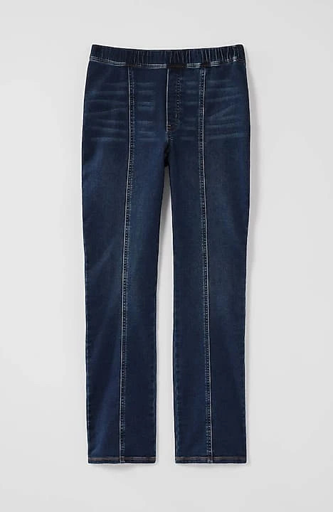 Pure Jill Soft Denim Slim-Leg Pants | J. Jill