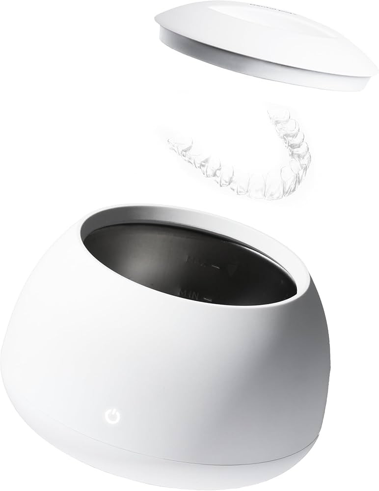 Zima Dental Pod Ultrasonic Cleaner | Arctic White | Ultrasonic Retainer Cleaner Machine | Mouth G... | Amazon (US)